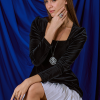 Подвеска Chanel Camelia Ajoure Large Diamond (39745) №8