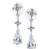 Серьги  Pear Diamonds 0.72 ct F/VS1 & Round Diamonds 0.31 ct G/VS1 (37445) №3