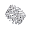 Браслет Maximilian Piece Unique 19,72 ct. Round Diamonds & White Gold (40697) №2