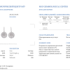Серьги RalfDiamonds 3,90 ct Round Cut Diamonds & Platinum Snowflakes (38850) №4