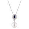 Подвеска UTOPIA Gallery Collection Diamonds & Pearl & Blue Sapphire YGP6BBZSS (40471) №2