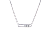 Подвеска Messika Move Classic Pavé necklace Large Model 03994-WG (43809) №2