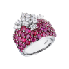 Кольцо Damiani Diamonds & Ruby White Gold (38494) №4