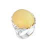 Кольцо  White Gold & Opal & Diamonds (41746) №3