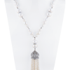 Колье Yanush Gioielli White Gold & Madagascar Sapphires & Sweetwater Pearl YN6126WSPW (40823) №2