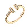 Кольцо Tiffany & Co T Wire Diamond in Yellow Gold 60147091 (36898) №2