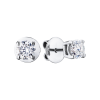 Пусеты GIA 0.70 ct F/VS1 - 0.70 ct F/VS2 Round Cut Diamonds (38063) №3