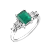 Кольцо  0,90 ct Strong Bluish Green/I1 Emerald & 0.30 ct Diamonds (37789) №3