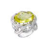 Кольцо  Quartz & Diamonds & White Gold (43543) №3