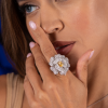 Кольцо RalfDiamonds Flower 5.82 ct White Gold & Diamonds RDR (36882) №13