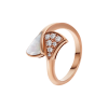 Кольцо Bvlgari Diva's Dream Rose Gold & Mother of Pearl & Diamonds (Size 52, 53) 353807, 353808 (40259) №5