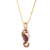 Подвеска Pippo Perez Seahorse Diamonds & Ruby Yellow Gold (38735) №2