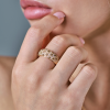 Кольцо Leo Pizzo Rose Gold & 1.24 ct Diamonds 23873DQ (40530) №5