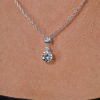 Подвеска  2.15 ct White Gold & Round Diamonds (39330) №7