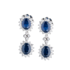 Серьги  Natural Sapphire 7.60 ct Strong Blue/SI2 Oval Mixed Cut (38372) №5