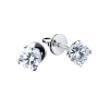 Пусеты  Round Diamonds 1.09 ct J/SI1 - 1.04 ct J/VS2 (37431) №3