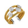 Кольцо Philippe Charriol Twisted Cable Yellow Gold & Diamonds (37246) №2