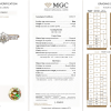 Кольцо  1,00 ct L/VS2 Round Diamond & 0.22 ct Diamonds (37328) №6