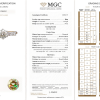 Кольцо  1,00 ct L/VS2 Round Diamond & 0.22 ct Diamonds (37328) №4