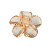 Кольцо  Smoky Quartz & Diamonds & Rose Gold Frog (43431) №4