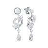Серьги GRAFF ROSETTE White Gold & Diamond RGE762 (43092) №3