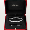 Браслет Cartier Love White Gold 6 Diamonds Small Model CRB6047717 (37091) №7