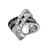 Кольцо  Black & White 5.36 ct Diamonds White Gold (40925) №5