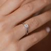 Кольцо Tiffany & Co Square Cut 0.27 ct I/VVS2 in Platinum (38175) №10