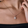 Подвеска  1,20 ct Round Cut Diamonds & White Gold (42262) №8