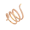 Кольцо DJULA Paris Snake Diamonds & Rose Gold (38489) №2