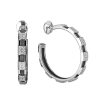 Серьги Chaumet Class One Large Hoop White Gold Diamonds (36633) №4