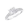 Кольцо GRAFF Flame 0,56 G/VVS1 Round Diamond Engagement Ring RPV01 (43586) №7