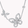 Подвеска  в стиле GRAFF Double Butterfly Silhouette Diamond Pendant RGP745 (42131) №5