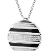 Подвеска Chaumet Class One White Gold Diamonds Enamel & Rubber (38008) №4