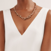 Колье  в стиле Tiffany HardWear Graduated Link Necklace in Rose Gold (42423) №6