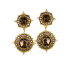 Серьги Judith Ripka Yellow Gold & Quartz & Diamond (40679) №2