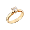 Кольцо GIA 0.90 ct G/VS2 Round Cut Diamond in Yellow Gold (38949) №6