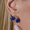 Серьги GRAFF SAPPHIRE FLOWER CLUSTER (40434) №8