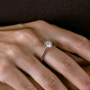 Кольцо  1,57 сt G/VS2 Round Cut Diamond МГУ (42908) №7