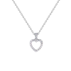 Подвеска Tiffany & Co Platinum Diamond Mini Heart Pendant (43780) №2