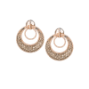 Серьги  2,40 ct Rose Gold & Diamonds (39005) №4