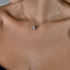 Подвеска Chaumet Jeux de Liens White gold & Sapphires & Diamonds 085257 (43048) №5