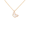 Подвеска Van Cleef & Arpels Sweet Butterflies Yellow Gold & Mother-of-pearl VCARF69300 (41221) №3