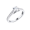 Кольцо Cartier 0.59 ct E/VS1 1895 solitaire platinum (39014) №2