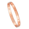 Браслет Cartier LOVE BRACELET 4 DIAMONDS rose Gold CRB6069917 (37653) №4