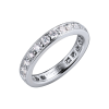 Кольцо Tiffany & Co Together Milgrain Band Ring in Platinum with Diamonds, 3.2mm Wide 60003100 (37329) №2