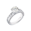 Кольцо  1,70 сt N/VS2 Round Cut Diamond & Princess Cut Diamonds 1,27 ct (40230) №3
