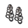 Серьги De grisogono Anelli Black Diamonds Titanium & Rose Gold (37995) №4