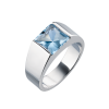 Кольцо Cartier Tank Aquamarine in White Gold (SIZE 56) (37847) №5