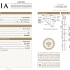 Подвеска RalfDiamonds 0.41 ct F/SI1 Rownd Diamond Snowflake GIA Report (37230) №4